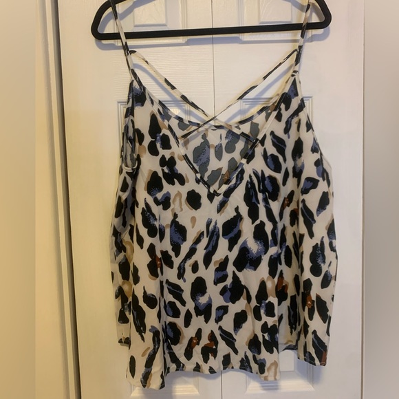 Shein Spaghetti Strap Crisscross Back Tank Size 2X - Picture 4 of 5